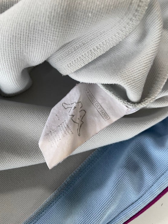 Vintage women's kappa white full zip windbreaker jacket in M/L| L27 W18| SKU 4816