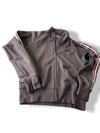Vintage men's Champion brown full zip windbreaker jacket in M|L24 W17|SKU 4817
