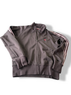 Vintage men's Champion brown full zip windbreaker jacket in M|L24 W17|SKU 4817