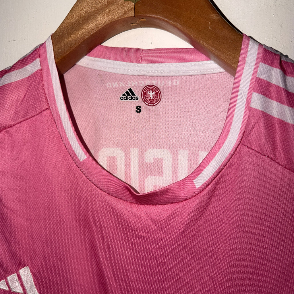 Vintage men Adidas Germany Euro 2024 away jersey featuring Musiala and the number 10, Size S