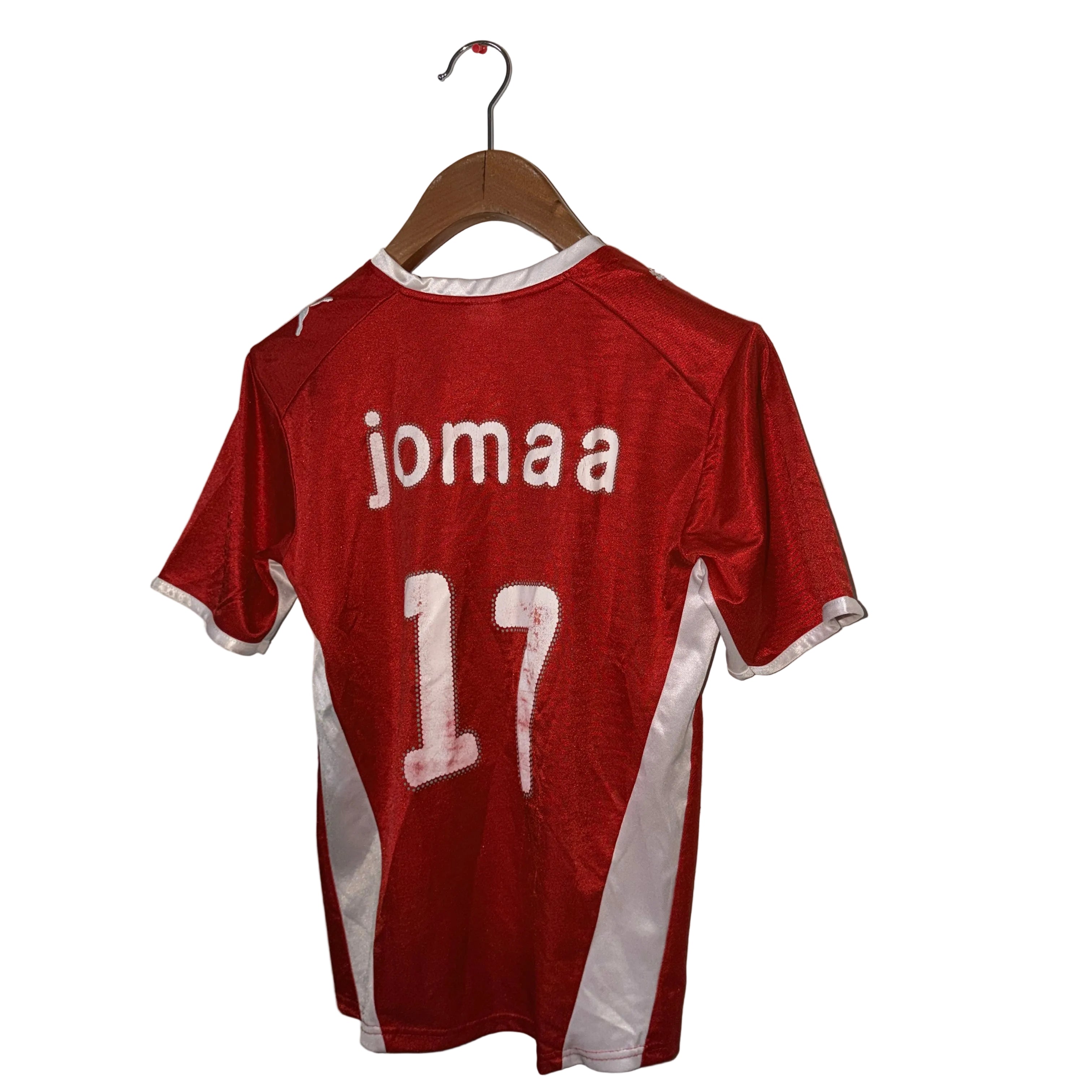 Vintage Male Puma Red sports jersey with number 17