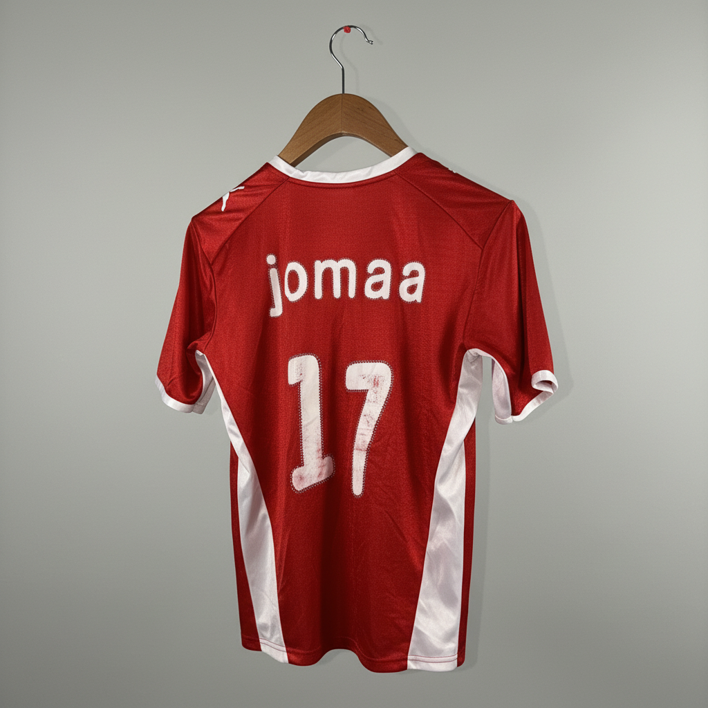 Vintage Male Puma Red sports jersey with number 17