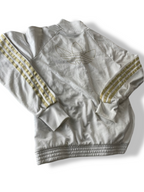 Vintage Adidas white full zip windbreaker jacket in M| L24 W16| SKU 4820