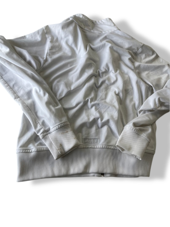 Vintage Puma white full zip windbreaker jacket in XS| L22 W16| SKU 4821