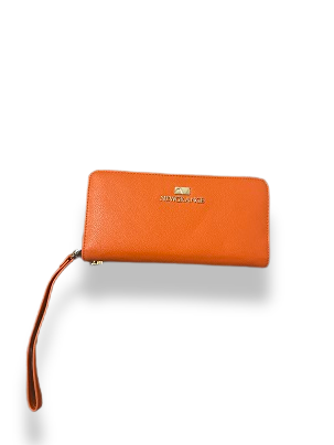 Rachels Closet Vintage y2k Newgrange orange zip-around wallet