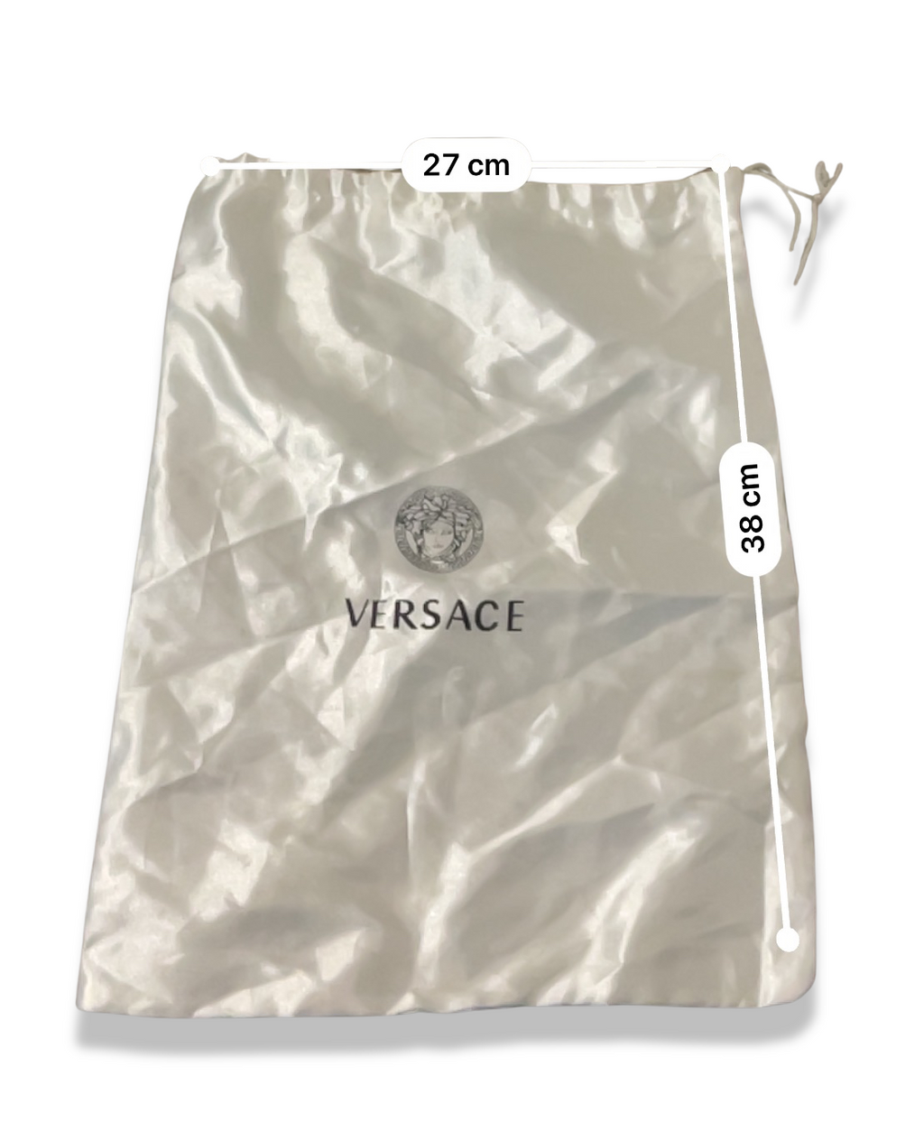 Rachels Closet Vintage y2k versace white dust bag