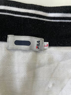 Vintage men's Fila white 1/4 zip long sleeve sweatshirt in L| L23 W19|SKU 4825
