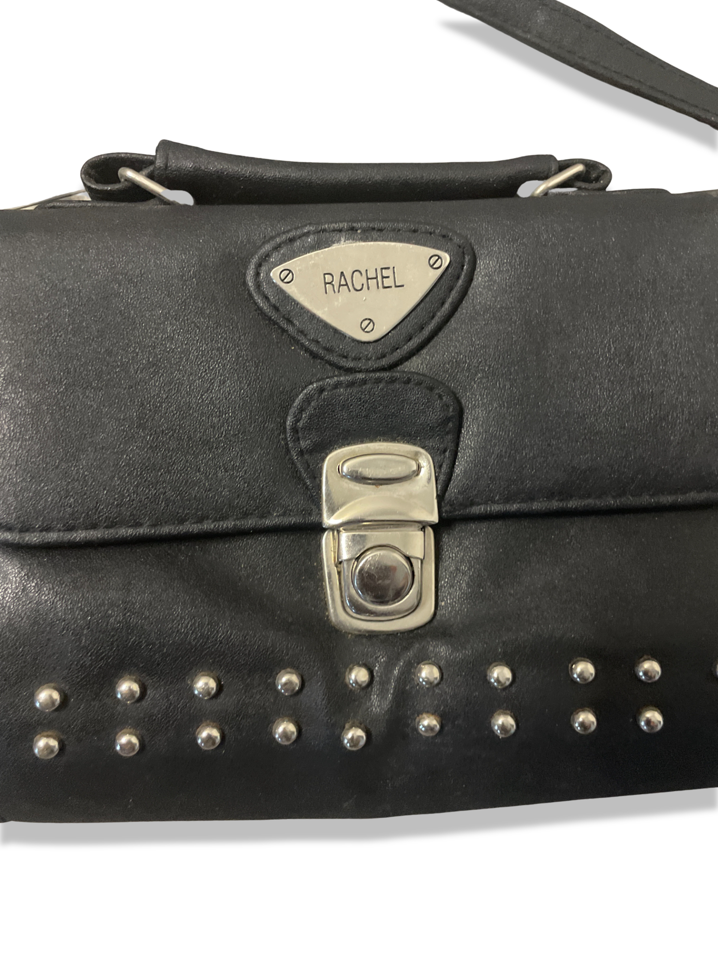 Rachels Closet Vintage y2k Rachel black leather bag