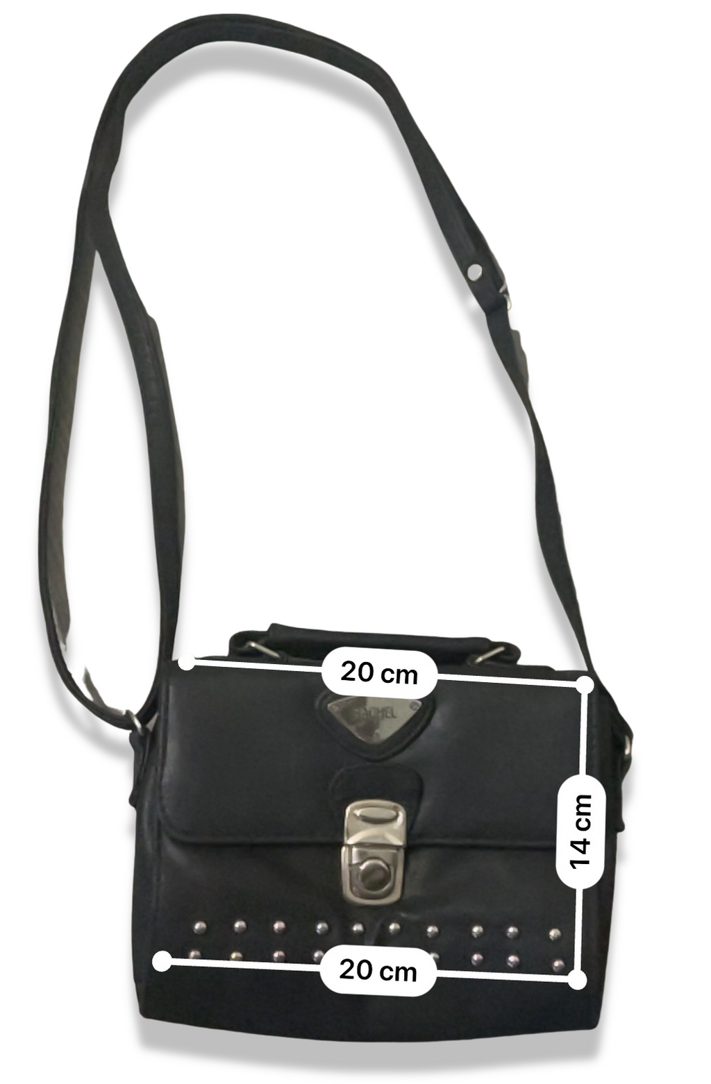 Rachels Closet Vintage y2k Rachel black leather bag