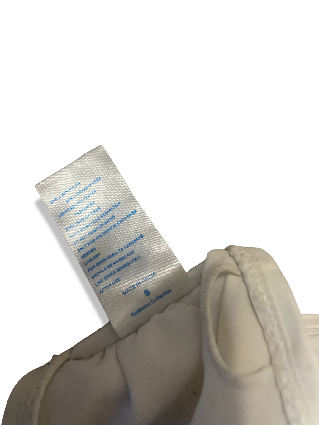 Rachels Closet Vintage y2k top melon white bikini top