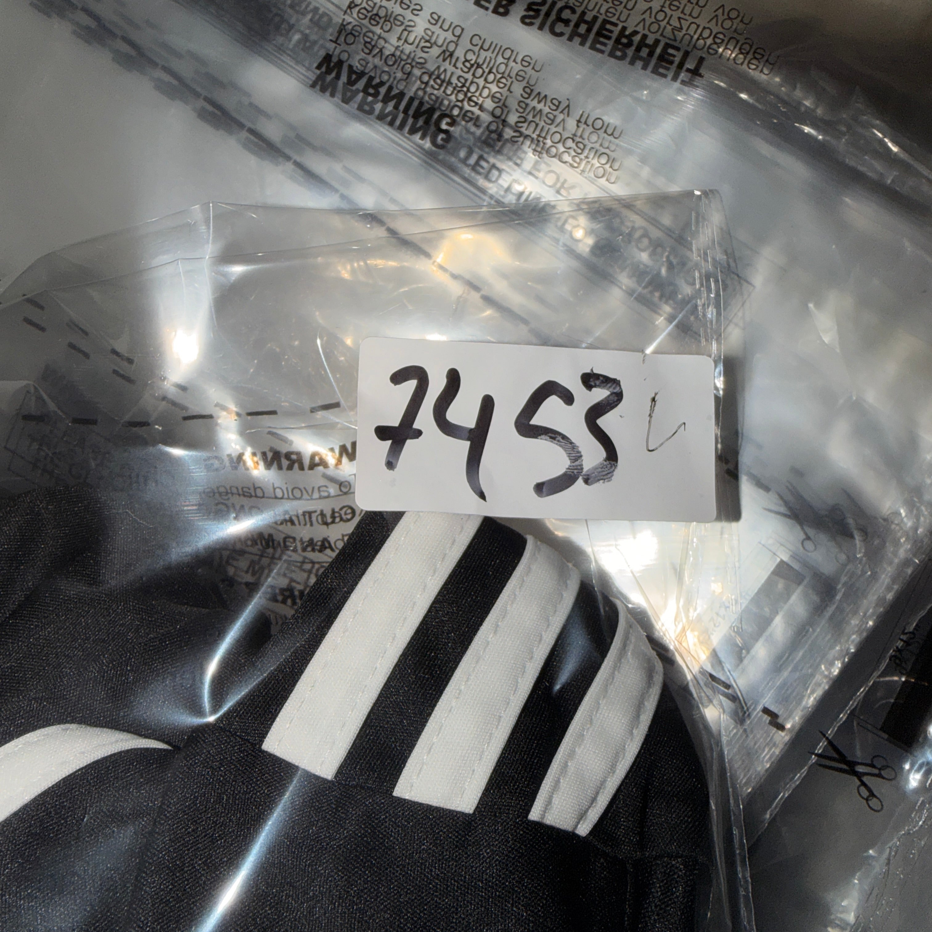 Vintage black Adidas football jersey Size L SKU 7453