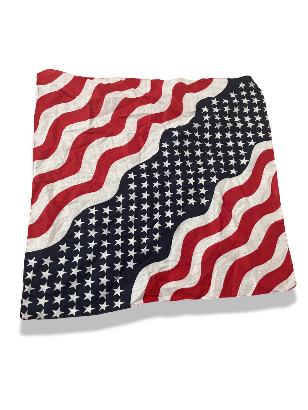 Rachels Closet Vintage y2k flag of American novelty bandana