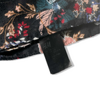 Vintage women H&M black multi floral print scarf|L34 W28|SKU 6333