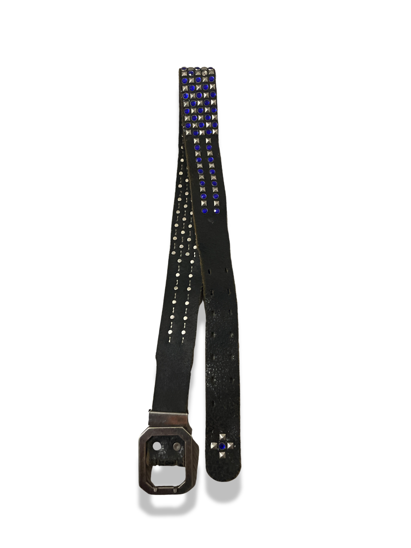 Rachels Closet Vintage studded leather black belts