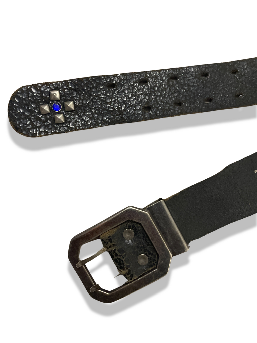 Rachels Closet Vintage studded leather black belts