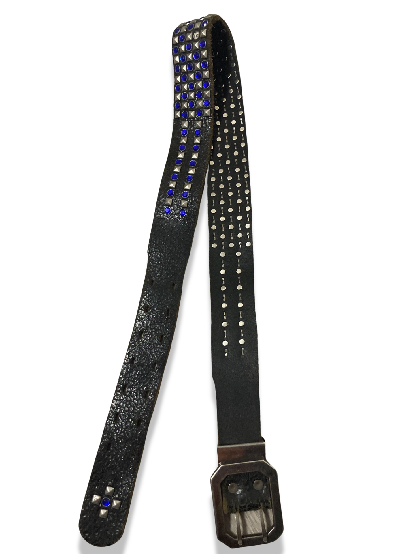 Rachels Closet Vintage studded leather black belts