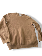Vintage men's Jasper Conran crew neck brown sweatshirt in L| L29W21|SKU 4838