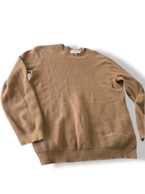Vintage men's Jasper Conran crew neck brown sweatshirt in L| L29W21|SKU 4838
