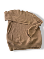 Vintage men's Jasper Conran crew neck brown sweatshirt in L| L29W21|SKU 4838