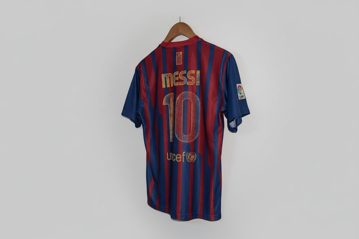 Nike FC Barcelona 2011-2012 Home Shirt - Messi #10 Size L