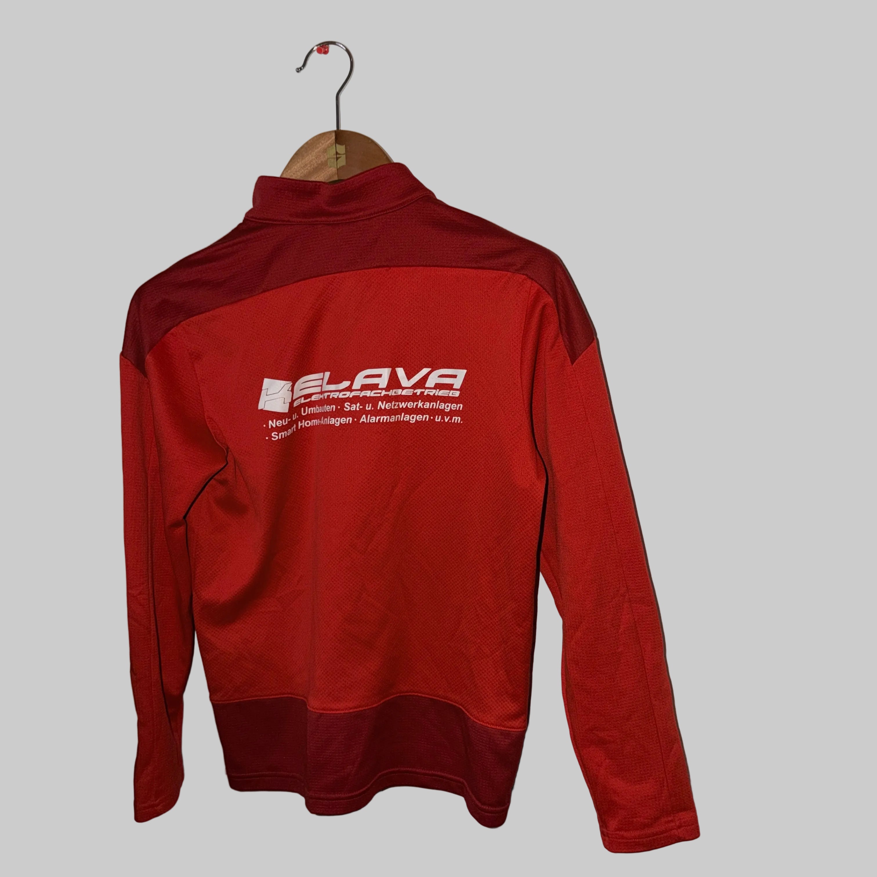 Vintage Women's Fortuna Düsseldorf Puma Track Jacket - Red Size S