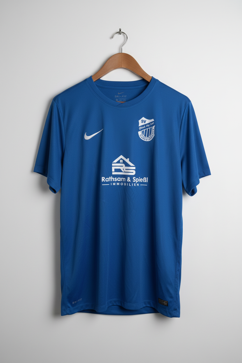 Vintage Nike Dri-FIT SV Glück Auf Gebhardshagen Football Jersey - Blue Size XXL
