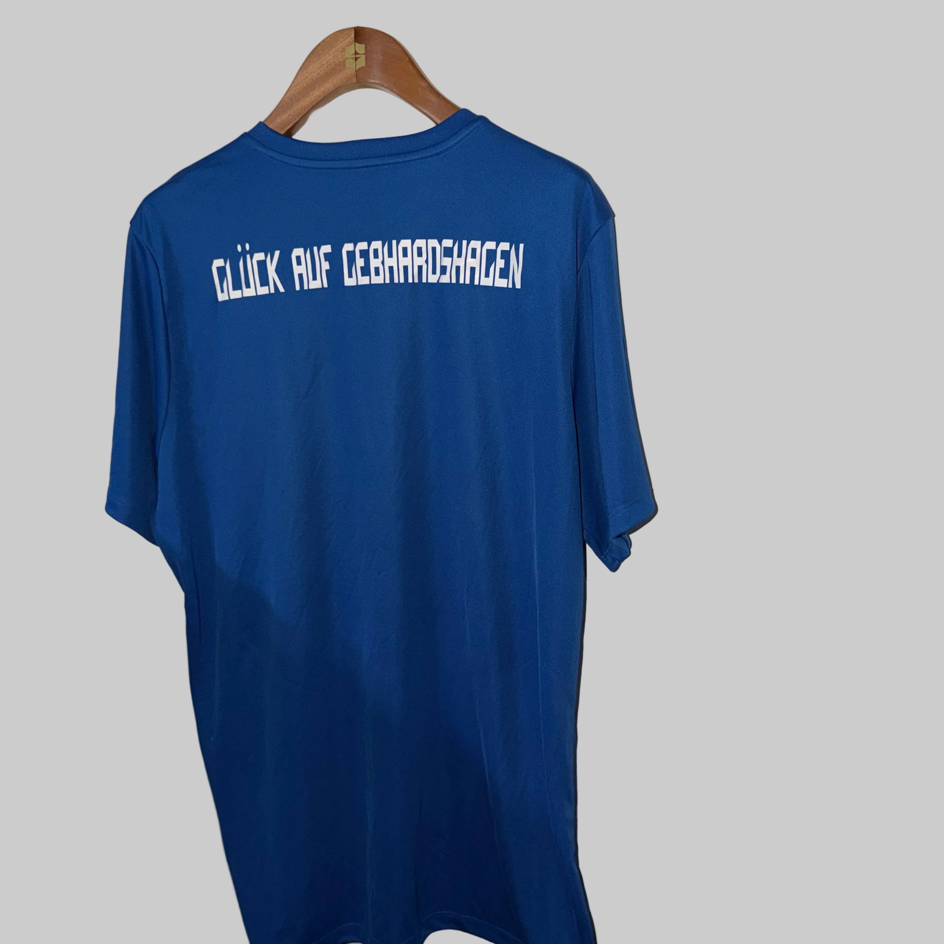 Vintage Nike Dri-FIT SV Glück Auf Gebhardshagen Football Jersey - Blue Size XXL