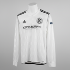 Vintage men long-sleeve soccer Home white jersey Adidas FC Straberg in M