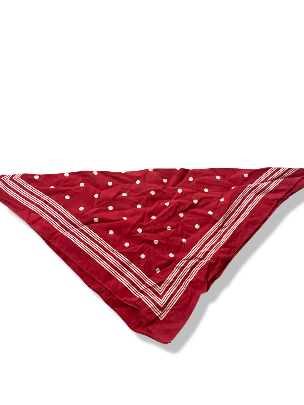 Rachels Closet Vintage y2k Red & White Large Spot Bandana