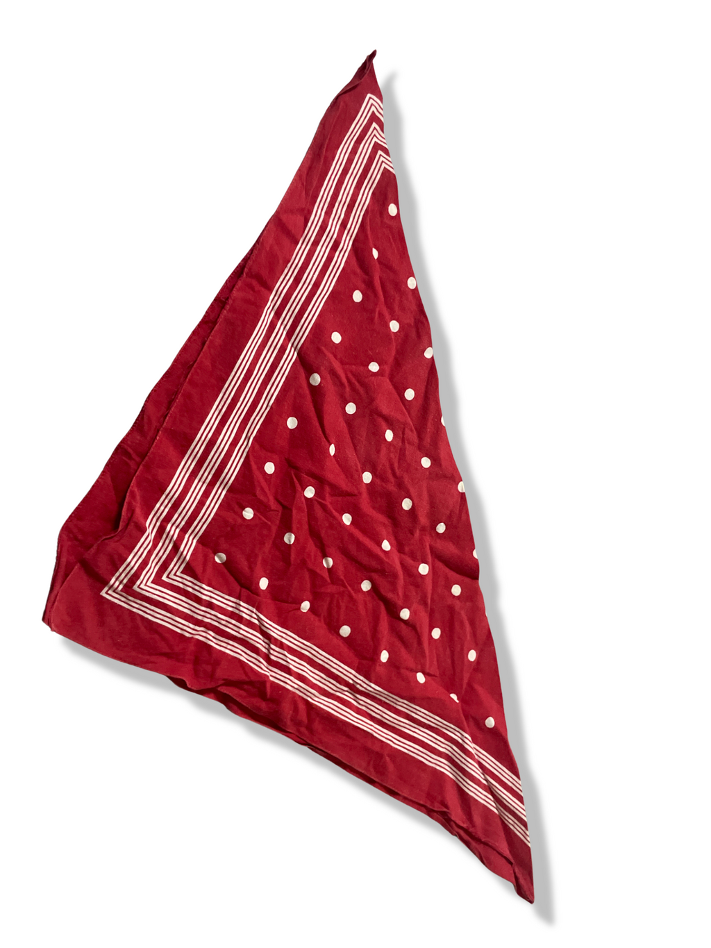 Rachels Closet Vintage y2k Red & White Large Spot Bandana