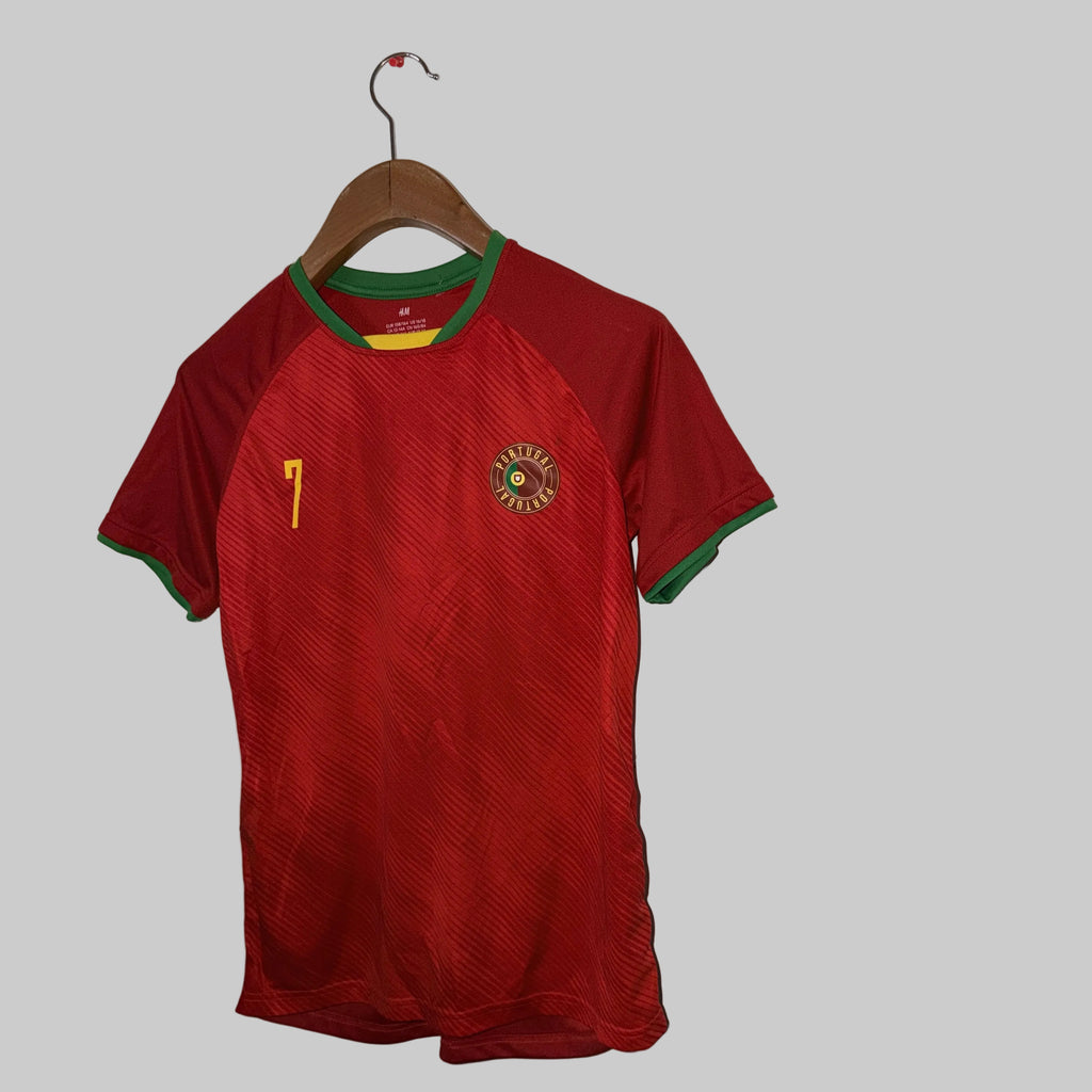 H&M Portugal printed football shirt SIZE S SKU. 7474