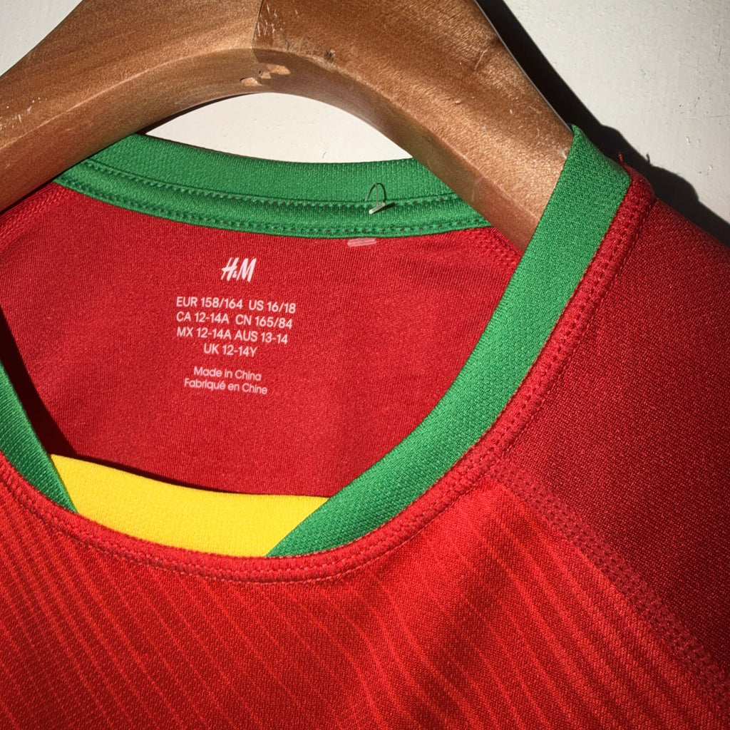 H&M Portugal printed football shirt SIZE S SKU. 7474