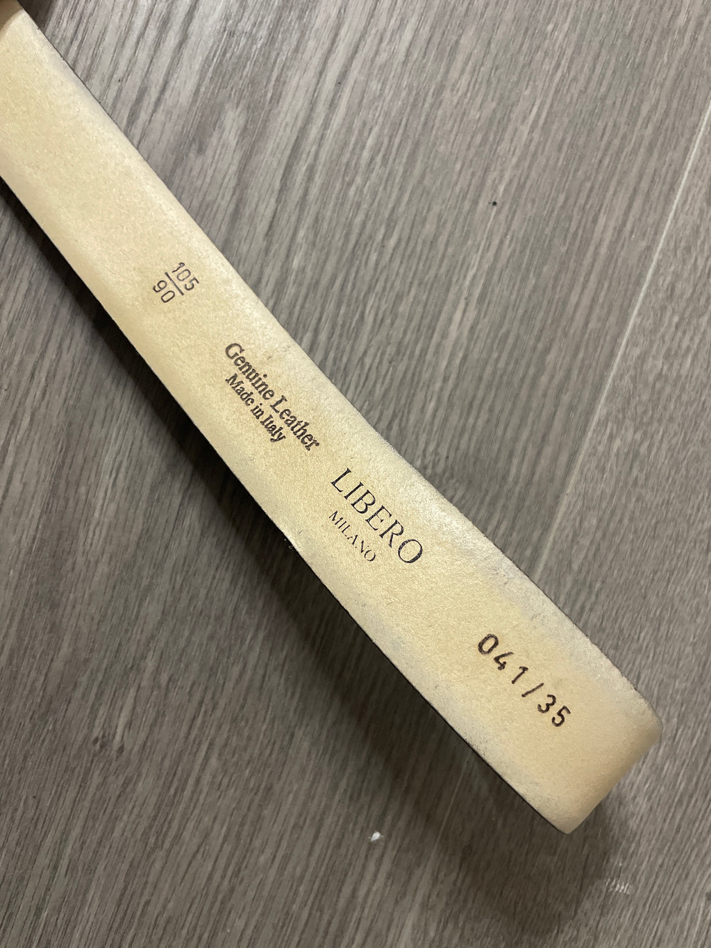 Rachels Closet Vintage y2k Libero Milano genuine brown leather made in italy belts