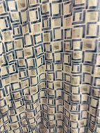 Vintage Biaginni white square print large shirt