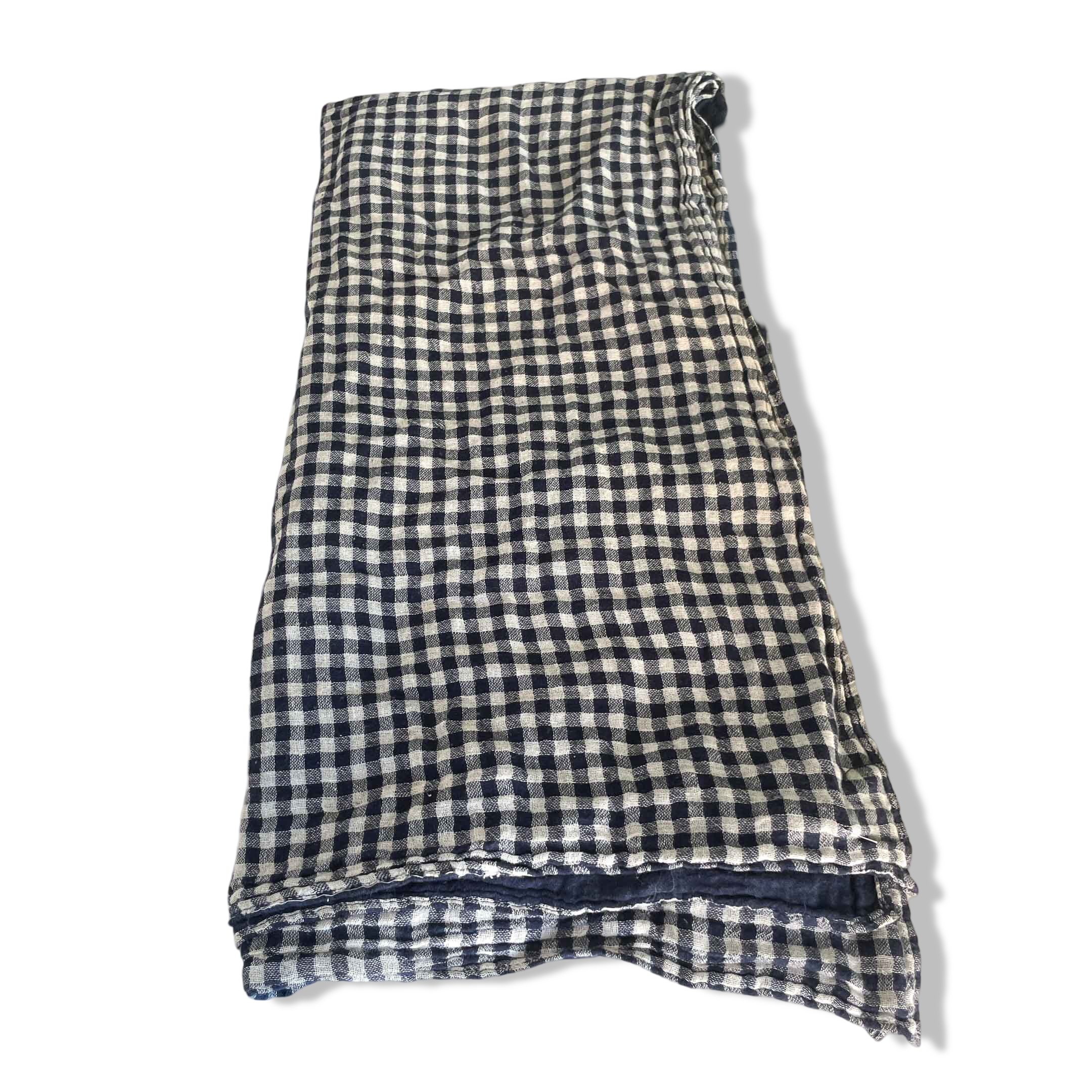 Vintage women Navyblue Levi's plaid scarf|L40 W40|SKU 6370