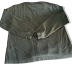 Vintage men Vanheusen Studio green cotton polyester pattern sweatshirt in S|L26 W19| SKU 6372