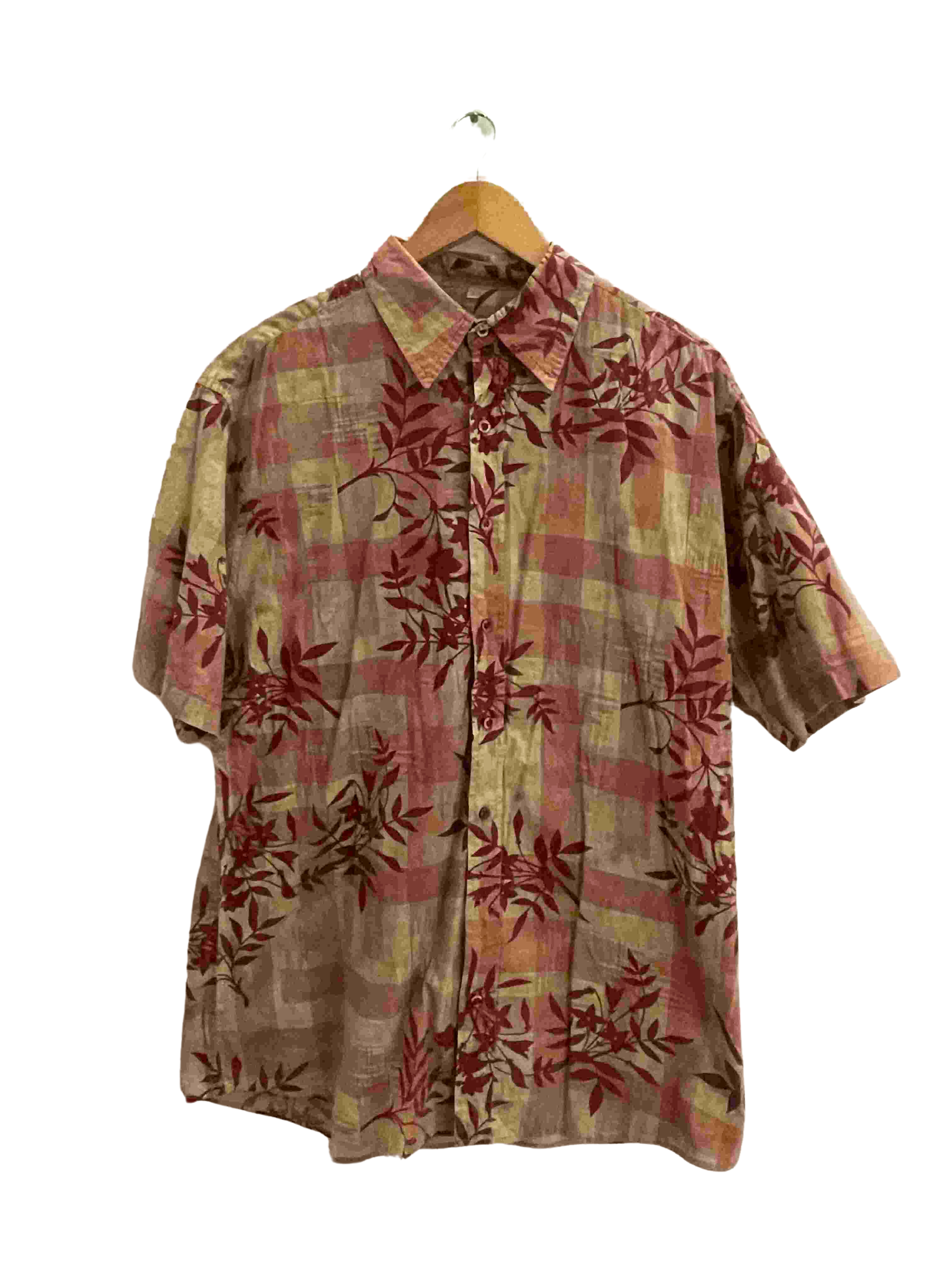 Vintage Angelo Litrico cream mens large shirt