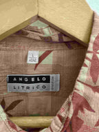 Vintage Angelo Litrico cream mens large shirt