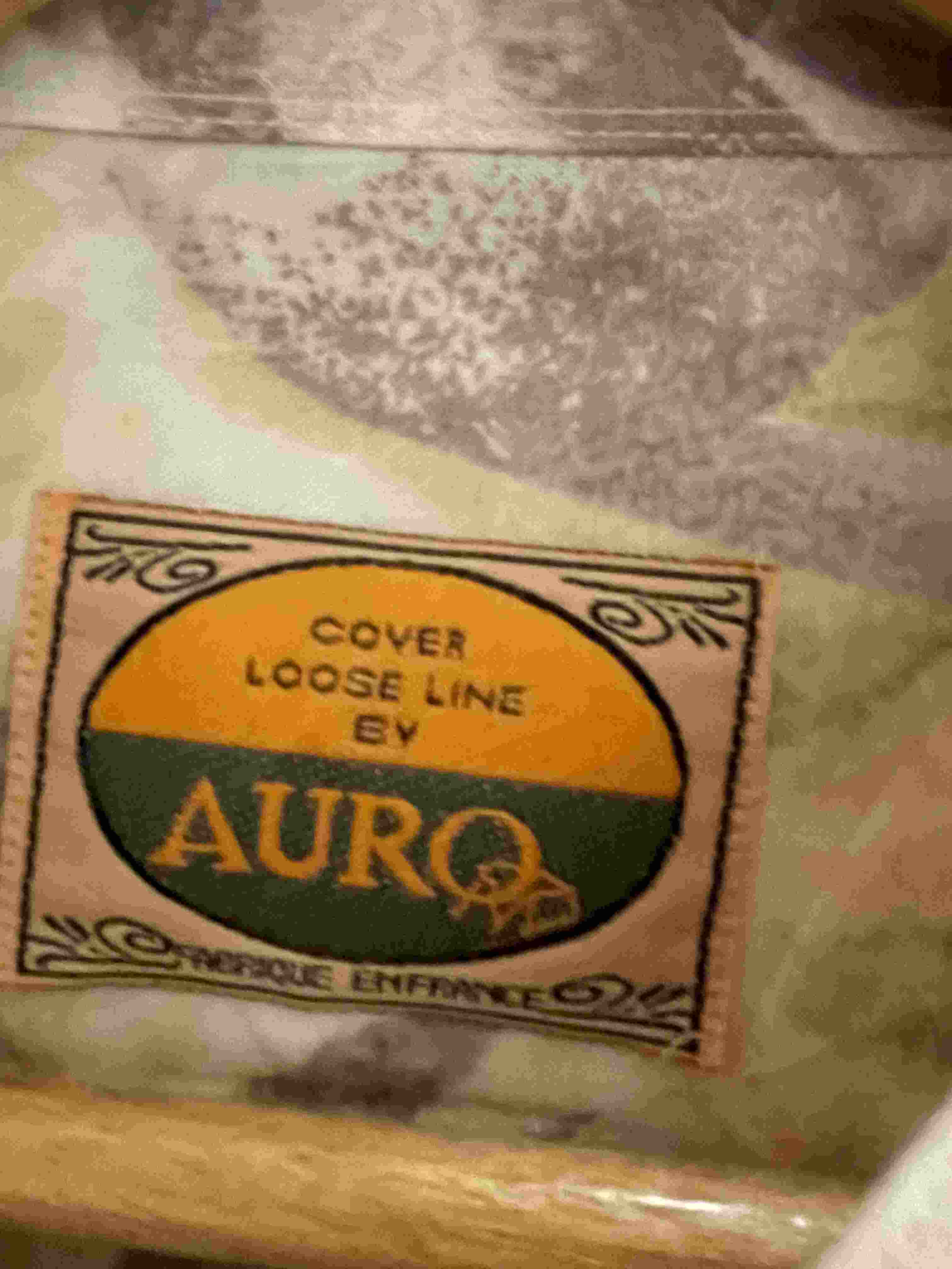 Vintage cream Auro floral print festive mens medium shirt