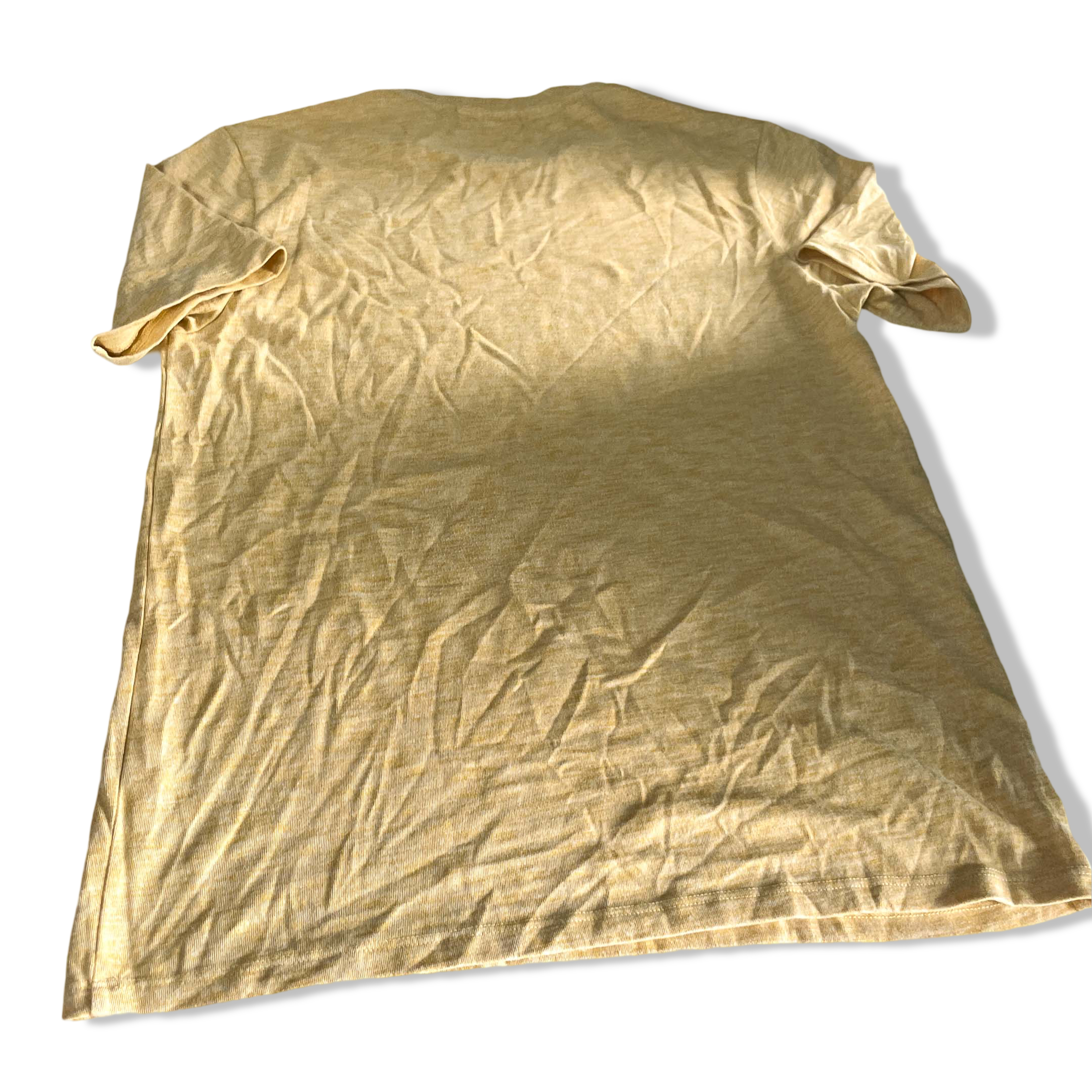 Vintage yellow men Diesel round neck short sleeve tees in L|L29 W19|SKU 6379