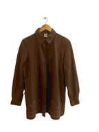 Vintage Mark and Spencer brown long sleeve shirt size M