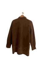 Vintage Mark and Spencer brown long sleeve shirt size M