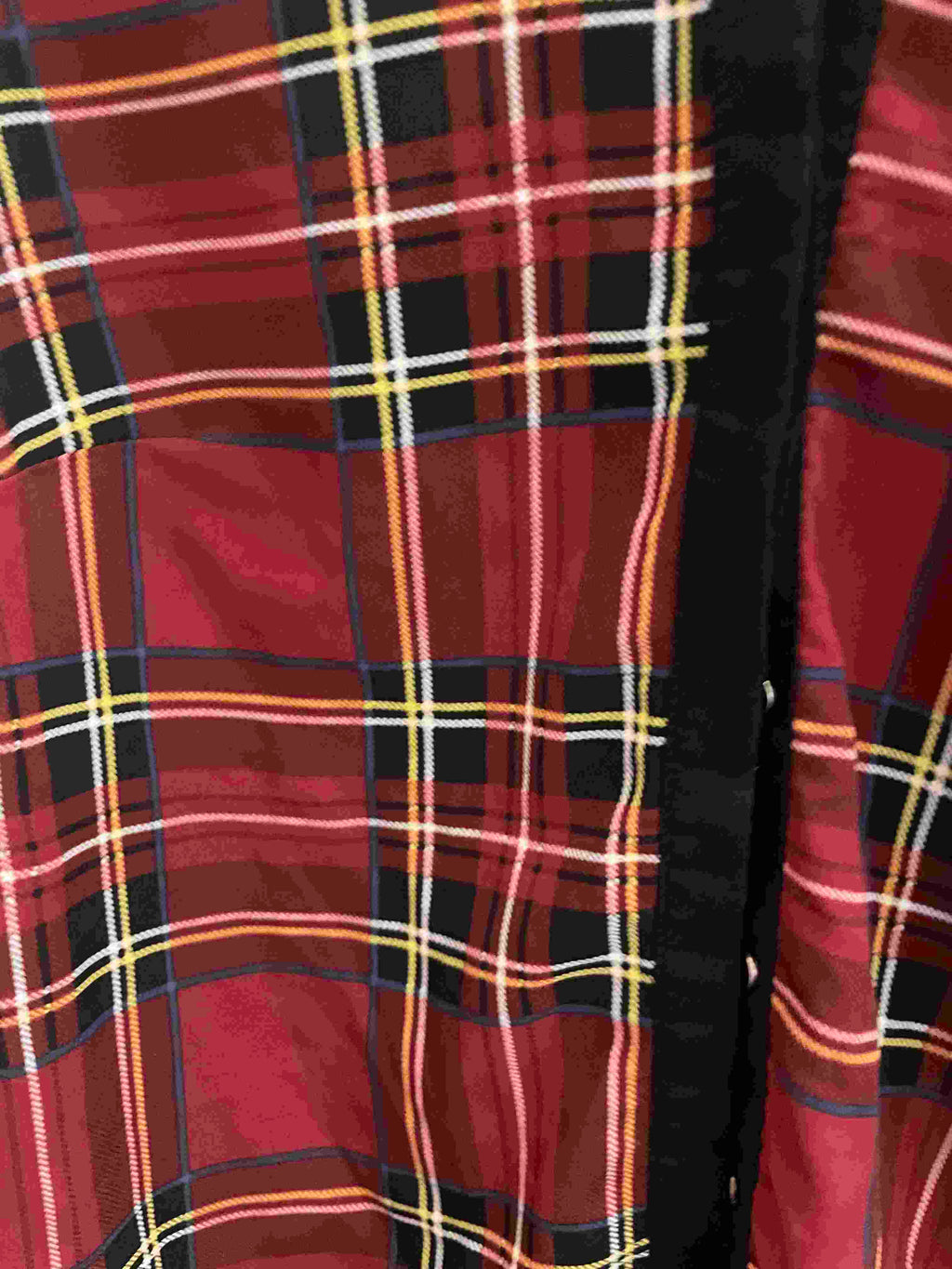 Vintage river island red checkered womens tartan shirt size 8