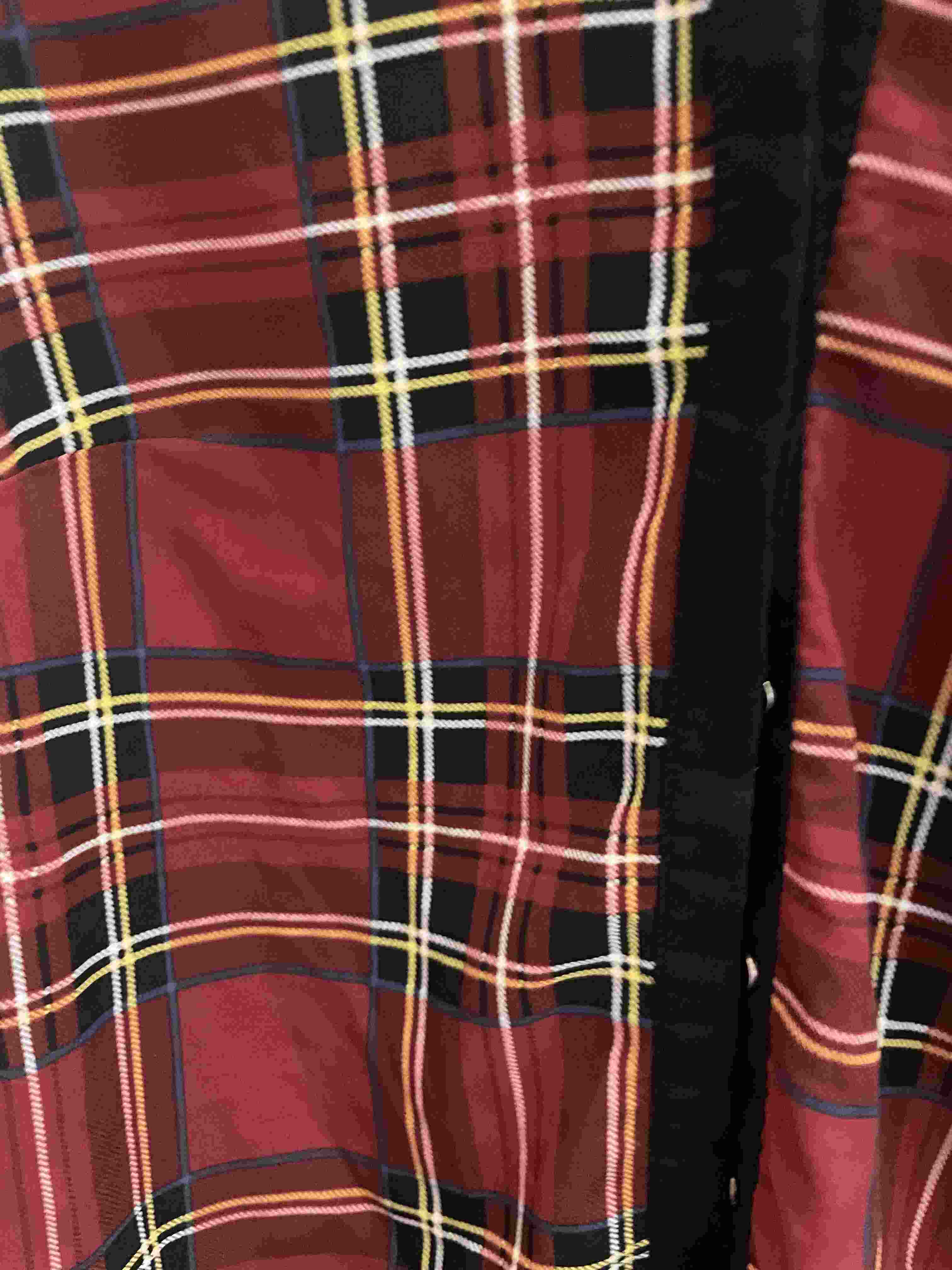 Vintage river island red checkered womens tartan shirt size 8