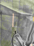 Vintage Alpenland mens grey abstract festive print large shirt