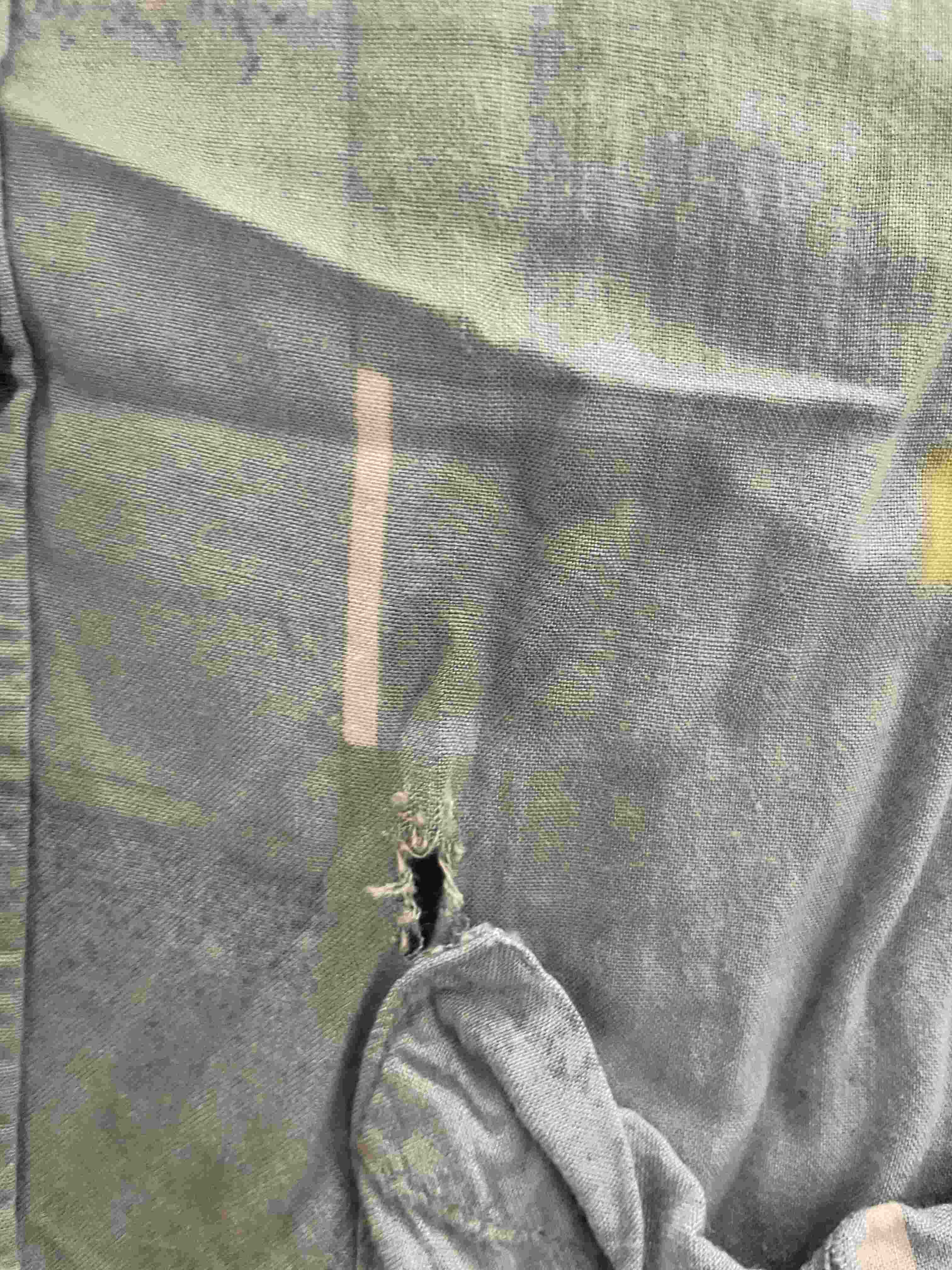 Vintage Alpenland mens grey abstract festive print large shirt