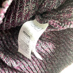 Vintage Maine new england purple knitted crew neck sweatshirt in M|L28 W22|SKU 6392