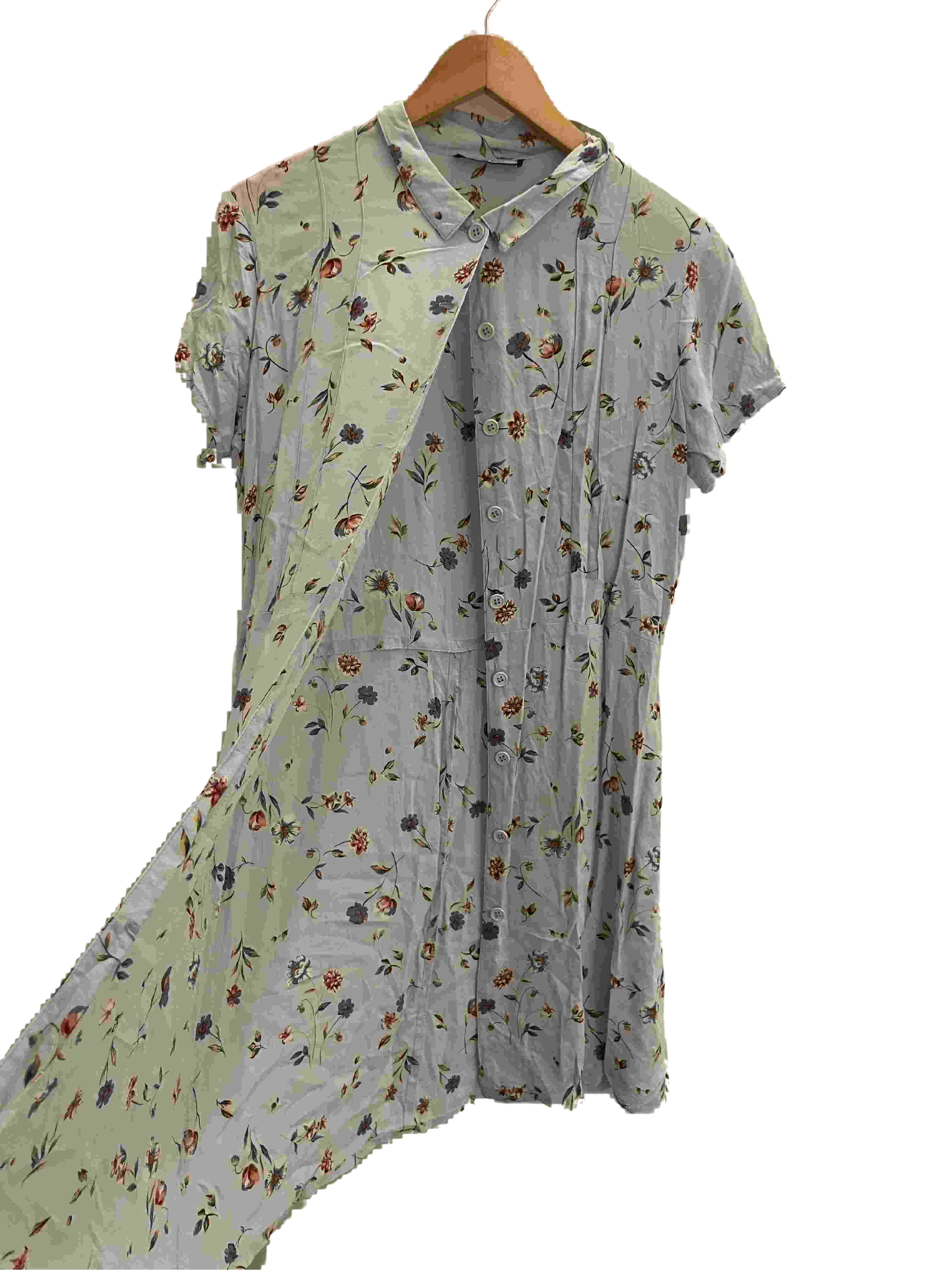Vintage bayse elise all over floral print womens maxi dress size 10