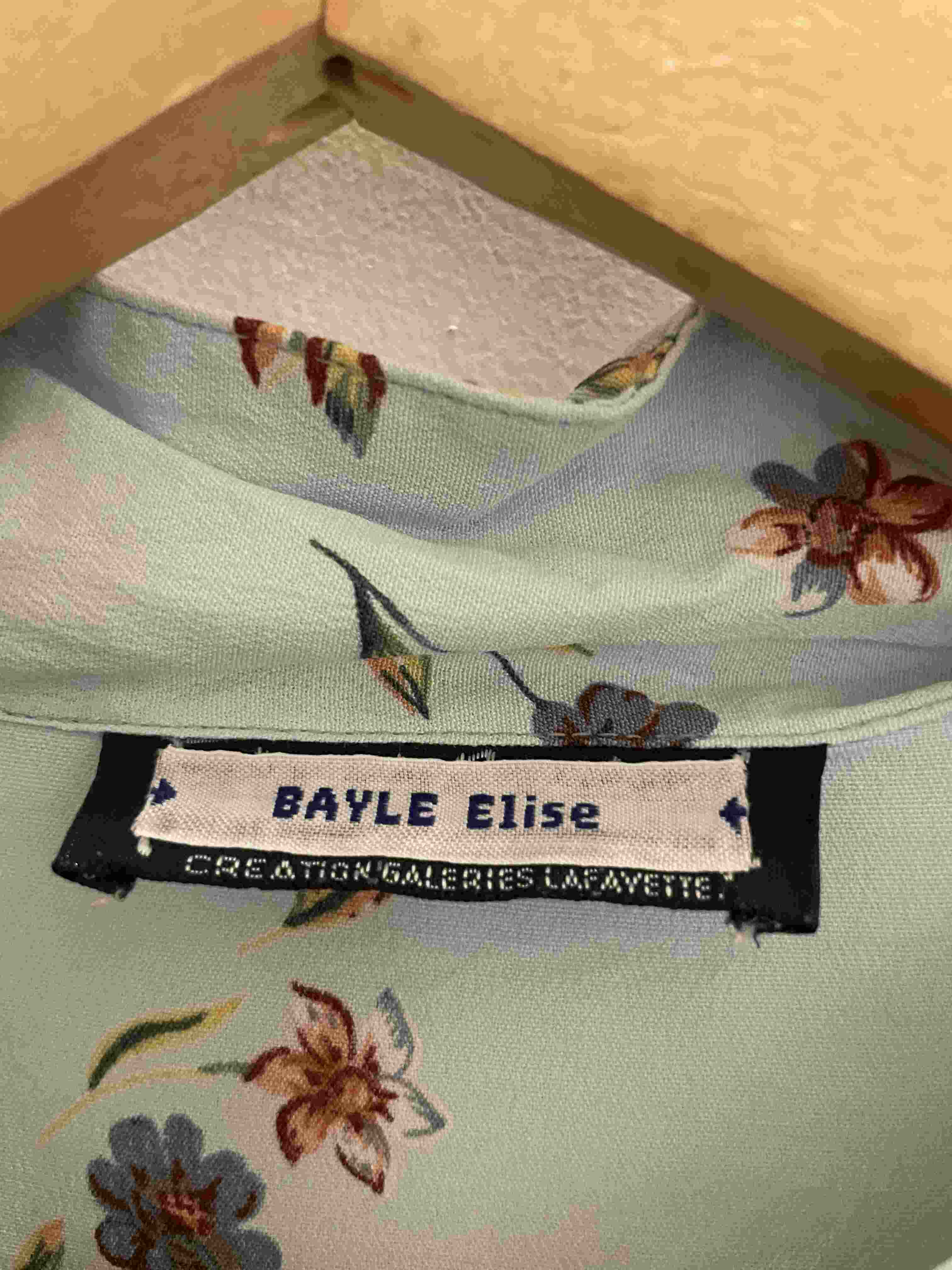 Vintage bayse elise all over floral print womens maxi dress size 10