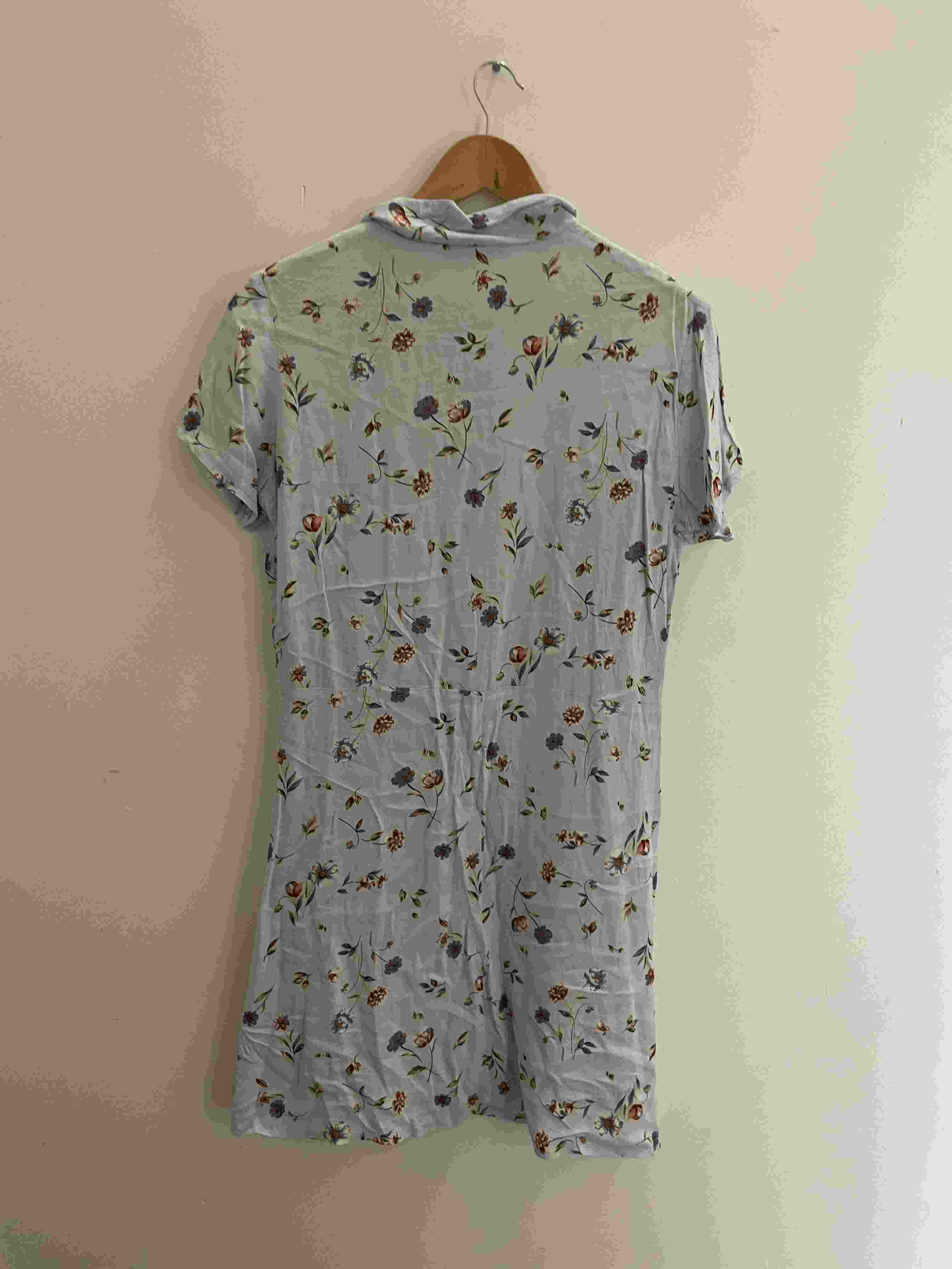 Vintage bayse elise all over floral print womens maxi dress size 10